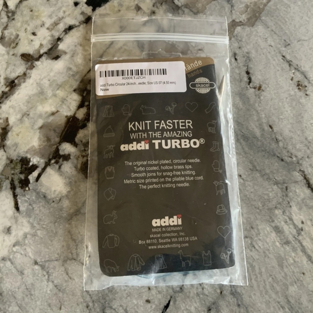 Addi Turbo Nickel Plated Circular Needle